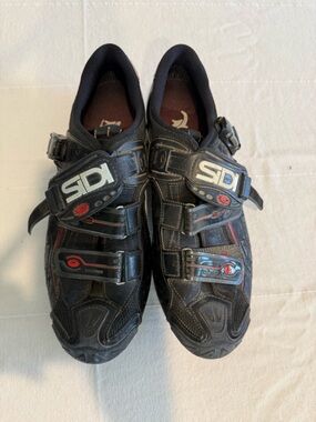 SIDI Men's Black Athletic Cycling Shoes